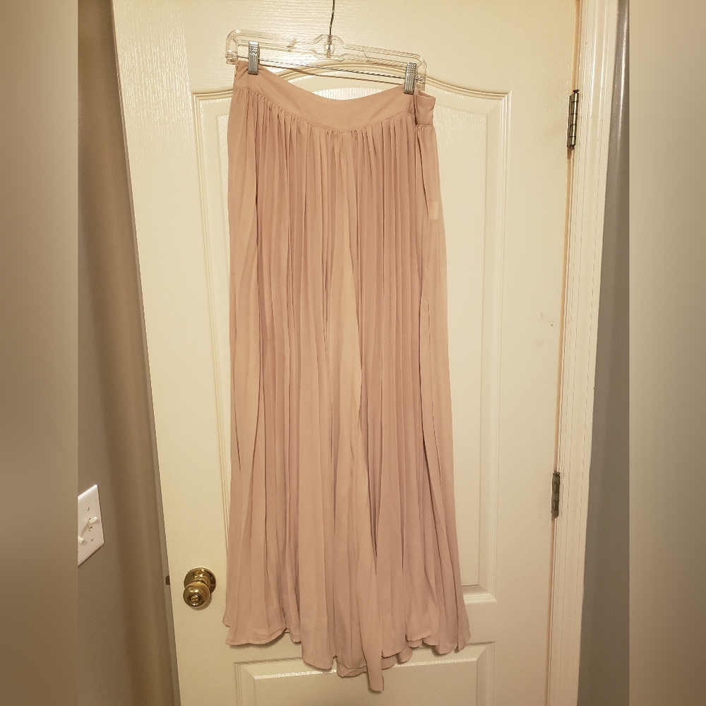 SHEIN Privé High Waist Pleated Maxi Pants